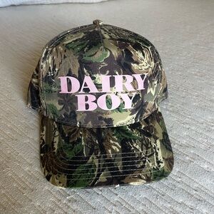 Dairy Boy Camo Trucker Hat